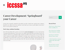 Tablet Screenshot of iccssa.org